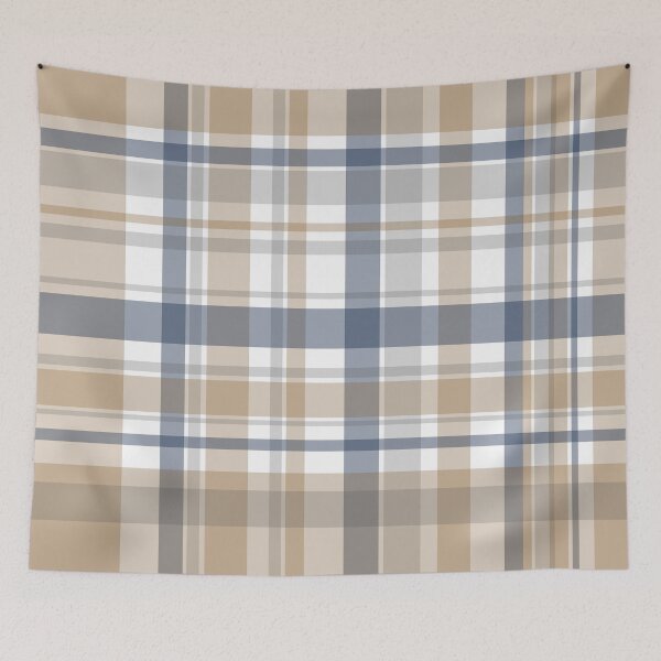 Item preview, Tartan - Orange & Blue designed and sold by Quooki.