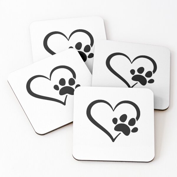 Item preview, Heart Paw Print designed and sold by RubyCollection.