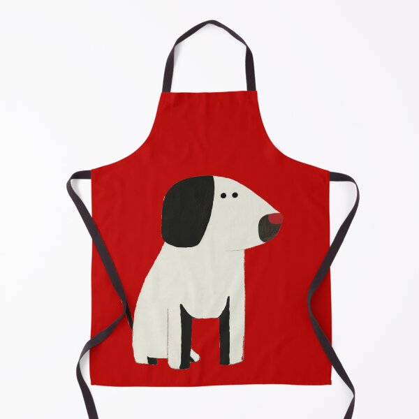 Item preview, Funny dog graphic poster. Dog illustration, Bold red colours, Hare Print, Hare wall art, Naive Art, Fish illustration, Minimalistic wall art, Printable Wall art, Beige Wall Art designed and sold by FewCaratArt.