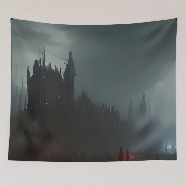 Item preview, "Empire of the Vampire' Abstract Art Painting Digital Art designed and sold by Gogmagosh.