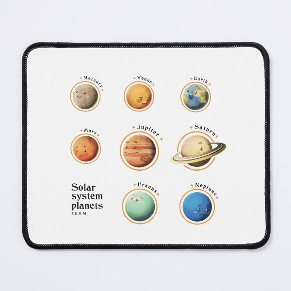 Item preview, Planets of Solar System names Pack cute kawaii - learn astronomy gift designed and sold by celestevolta.