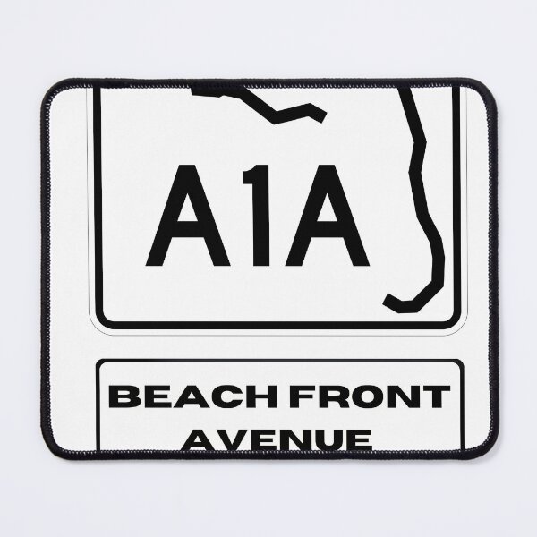 Item preview, Vanilla Ice A1A Beach Front Avenue Florida Highway Sign designed and sold by TheTshirtCA.