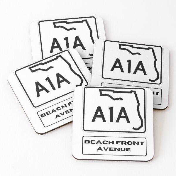 Item preview, Vanilla Ice A1A Beach Front Avenue Florida Highway Sign designed and sold by TheTshirtCA.