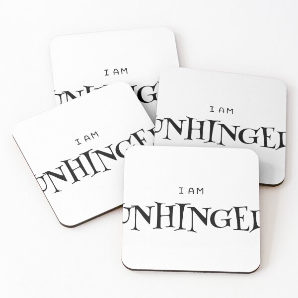 Item preview, I am Unhinged, in Black designed and sold by Azriel Wiorek.