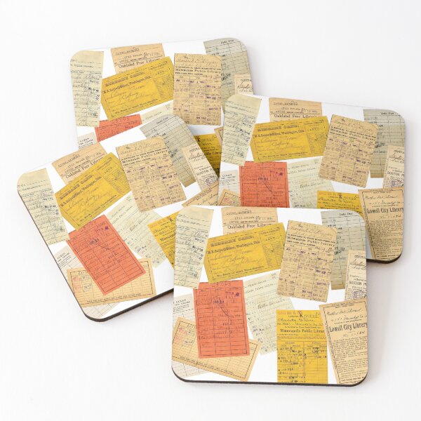 Item preview, vintage library cards designed and sold by steymo.