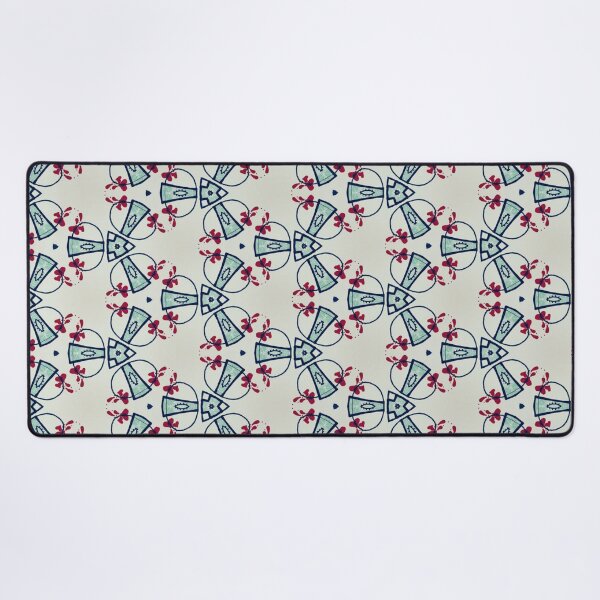 Item preview, Abstract in Red and Sky Blue designed and sold by debutpagesart.