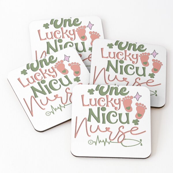 Item preview, One Lucky Nicu Nurse Retro St. Patrick's Day Irish designed and sold by StyleShirt007.