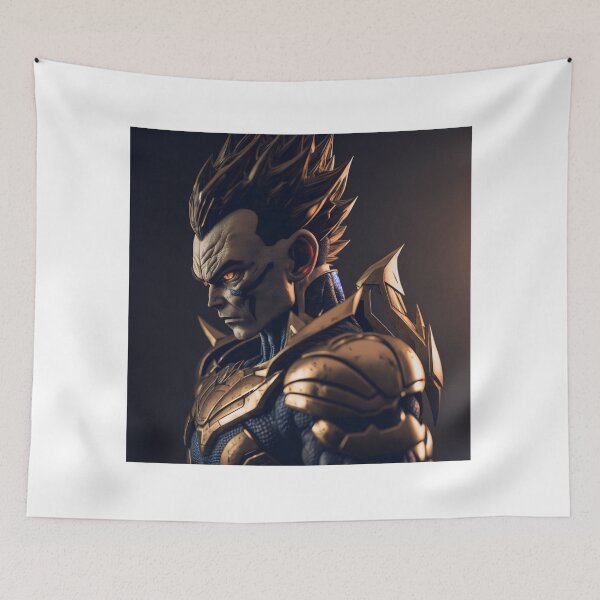 Artikelvorschau, Ultra realistische dunkle Vegeta-Fankunst entworfen und verkauft von STayar.