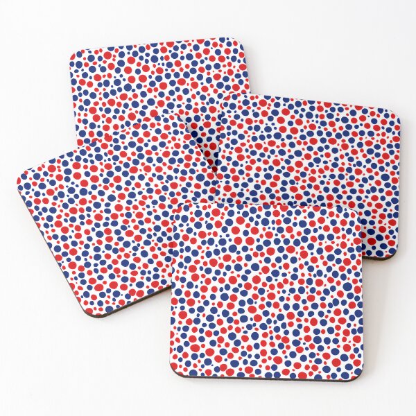 Item preview, Red, White, and Blue Polka Dot Pattern for Maximum Fun on the 4th of July to make your Independence Day Patriotic and Fun for America designed and sold by SeaStories88.