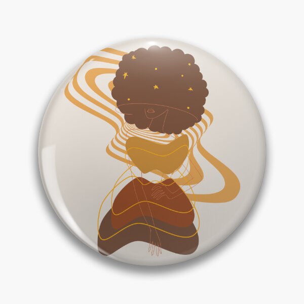 Item preview, Stars In Her Afro Art Futuristic N.4 designed and sold by AJdodd.