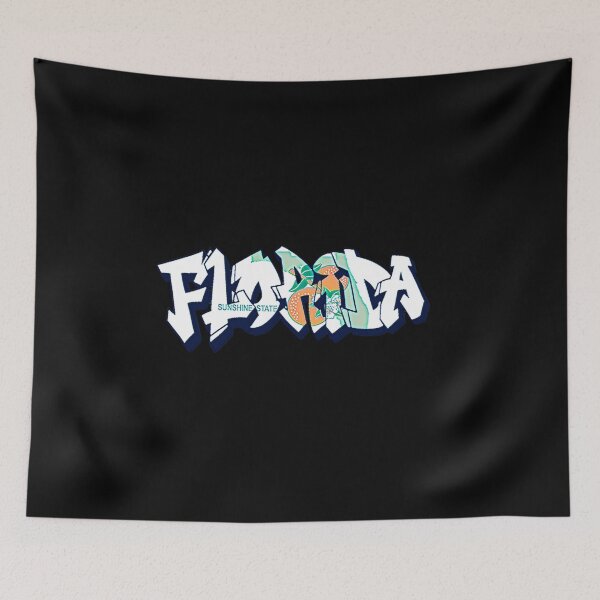 Item preview, Original Florida License Plate Graffiti - Available on stickers, socks, t-shirts, mugs and more designed and sold by Dude  Stuff.