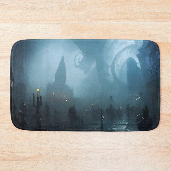 Item preview, 'Lovecraftian Streets' Abstract Painting Digital Art designed and sold by Gogmagosh.