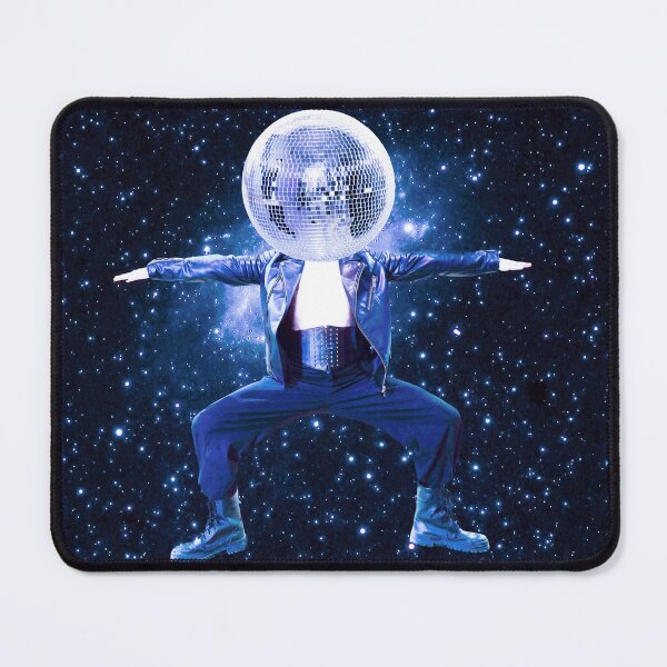 Item preview, Man with disco head in outer space. designed and sold by Yasmine khalifa.