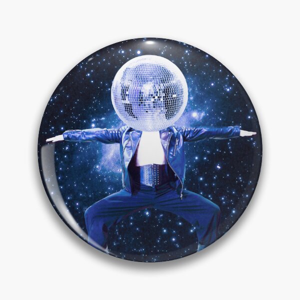 Item preview, Man with disco head in outer space.  designed and sold by Yasmine khalifa.