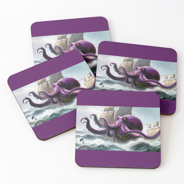 Item preview, Giant Octopus Attacking a Ship designed and sold by seprinious.