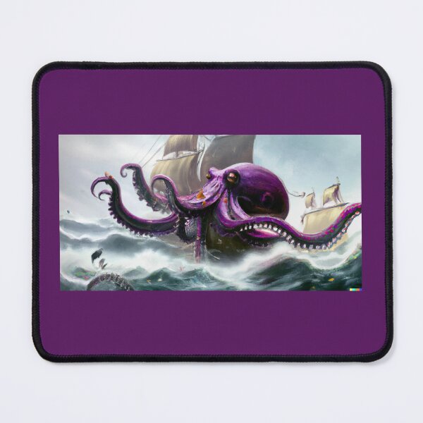 Item preview, Giant Octopus Attacking a Ship designed and sold by seprinious.