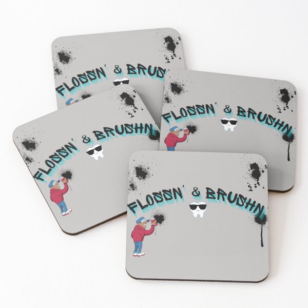Item preview, Flossn' & Brushin' designed and sold by MrDentalTees.
