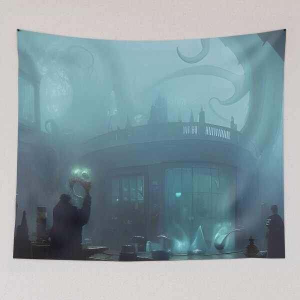 Item preview, 'The Professor at Work' Abstract Painting Digital Art designed and sold by Gogmagosh.