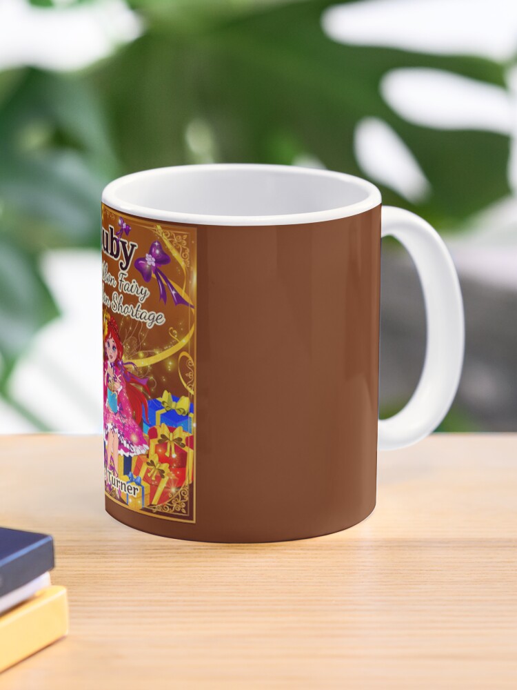 Thumbnail 1 of 6, Coffee Mug, Ruby The Ribbon Fairy-The Ribbon Shortage designed and sold by FairyBookClub.