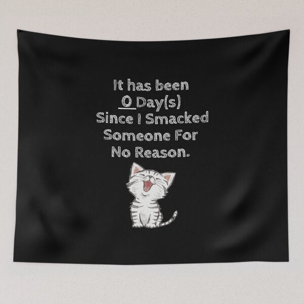 Item preview, Kitten / Cat Smacking Safety Sign designed and sold by It's On Backwards.