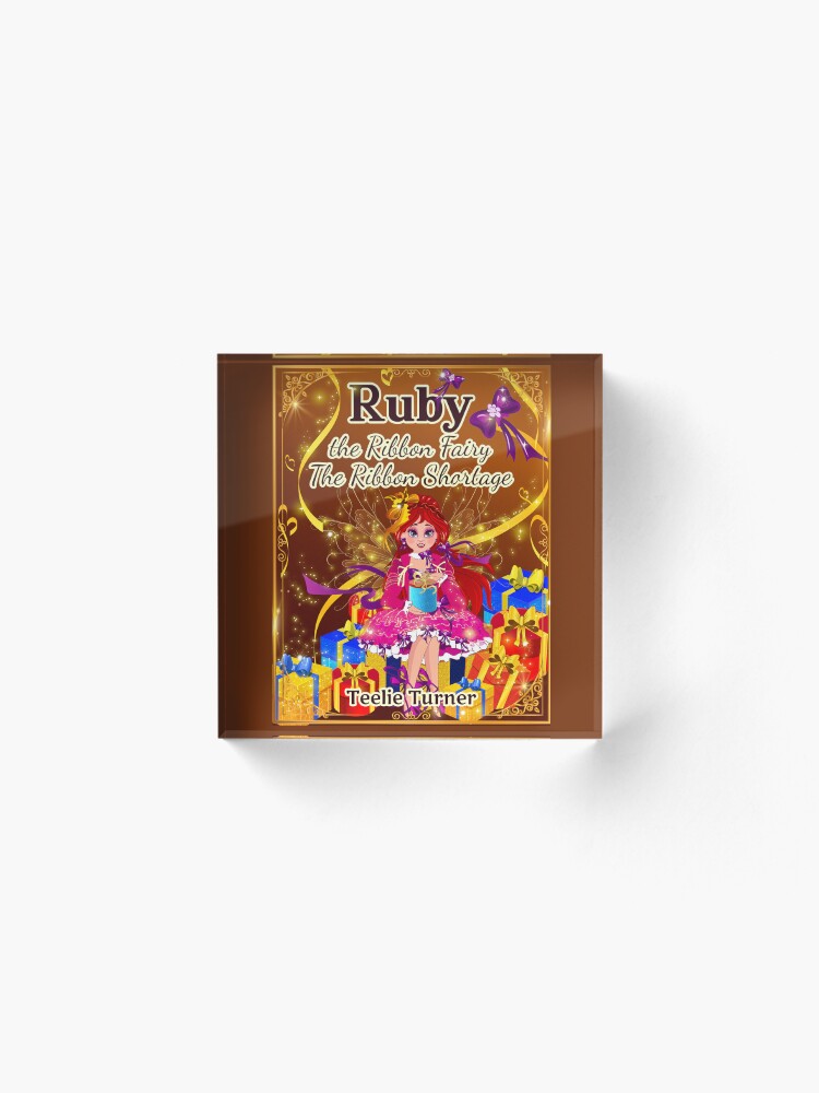 Thumbnail 2 of 5, Acrylic Block, Ruby The Ribbon Fairy-The Ribbon Shortage designed and sold by FairyBookClub.