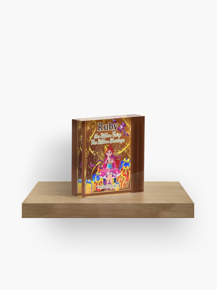 Thumbnail 1 of 5, Acrylic Block, Ruby The Ribbon Fairy-The Ribbon Shortage designed and sold by FairyBookClub.