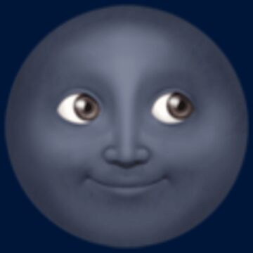 emoji moon faces