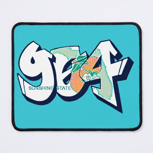 Item preview, Jacksonville area code 904 Florida License Plate Graffiti - Available on stickers, socks, t-shirts, mugs and more designed and sold by Dude  Stuff.