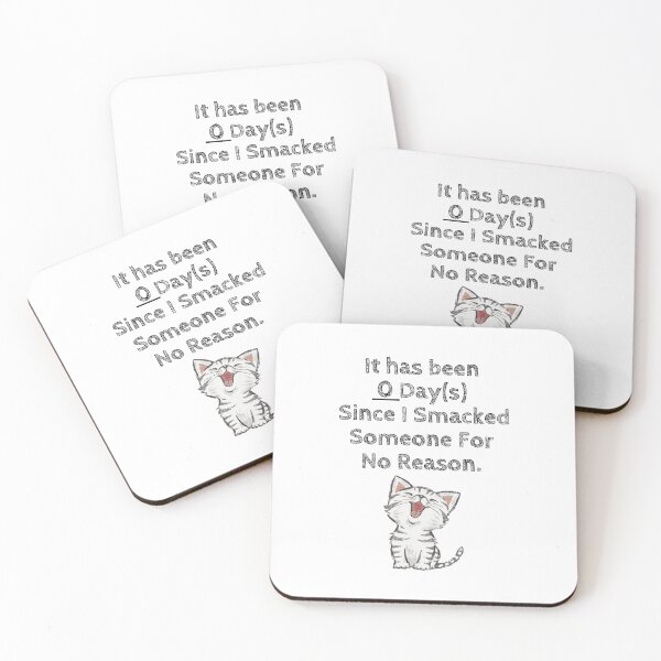 Item preview, Kitten / Cat Smacking Safety Sign designed and sold by It's On Backwards.