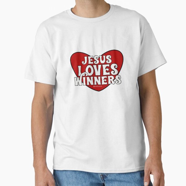 Item preview, Jesus Loves Winners designed and sold by RooBooCo.