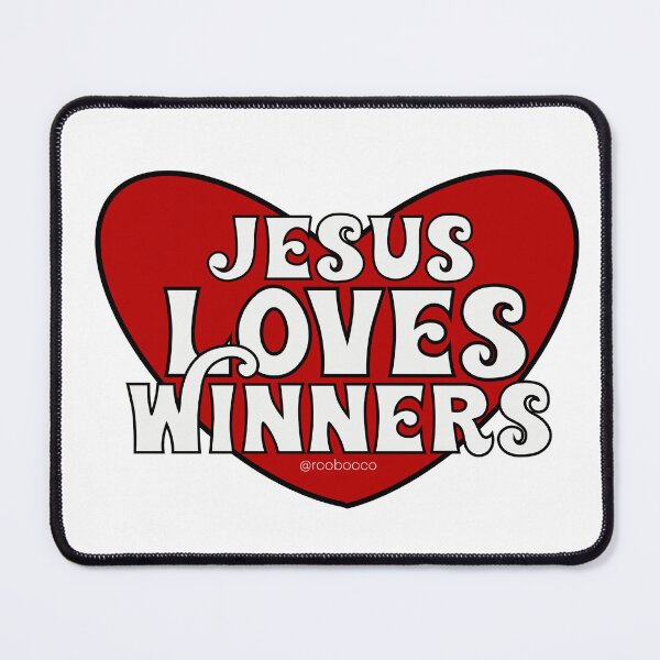 Item preview, Jesus Loves Winners designed and sold by RooBooCo.