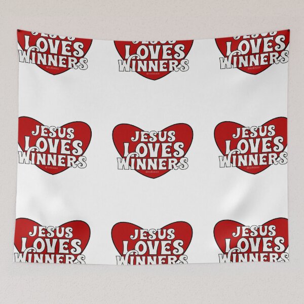 Item preview, Jesus Loves Winners designed and sold by RooBooCo.