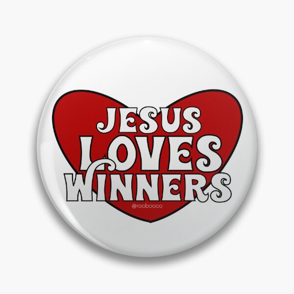 Item preview, Jesus Loves Winners designed and sold by RooBooCo.