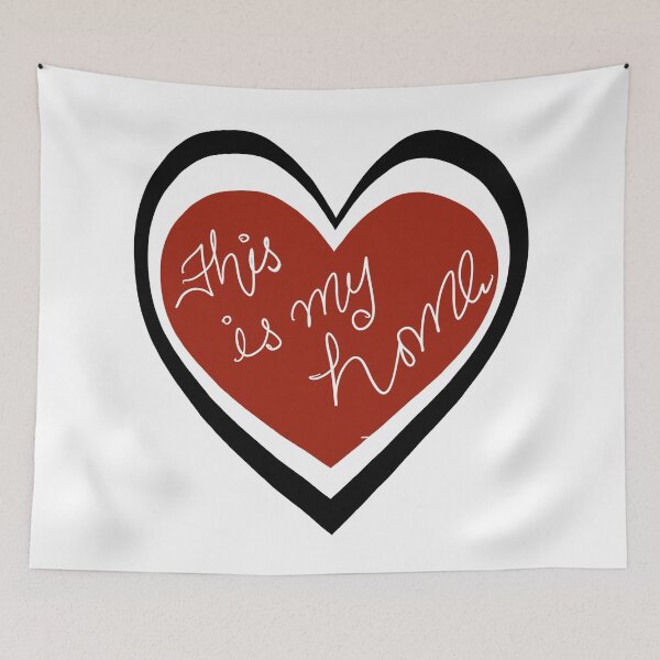Item preview, My home is your heart valentines day ideas  designed and sold by chuckletuckle.
