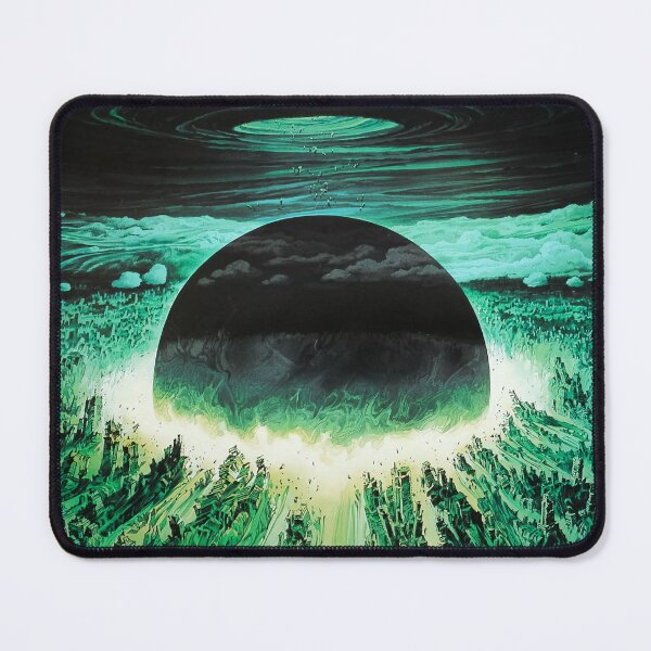 Item preview, Akira cyberpunk city explosion poster b1 green designed and sold by Neromancer.