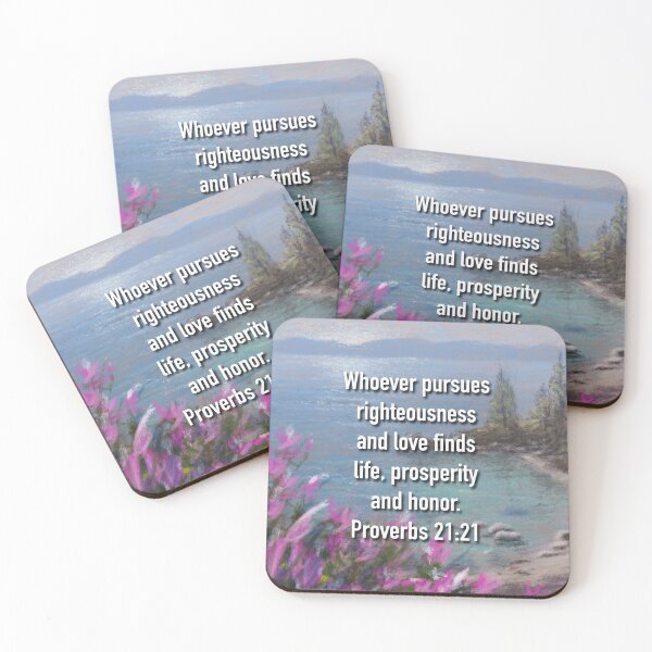 Item preview, Proverbs 21:21 designed and sold by TheArtCave.