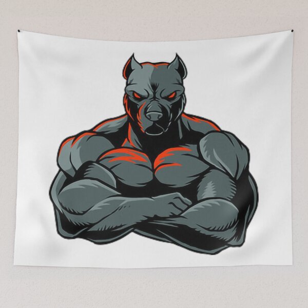 Item preview, wolf on steroids designed and sold by The Enthousiaste.