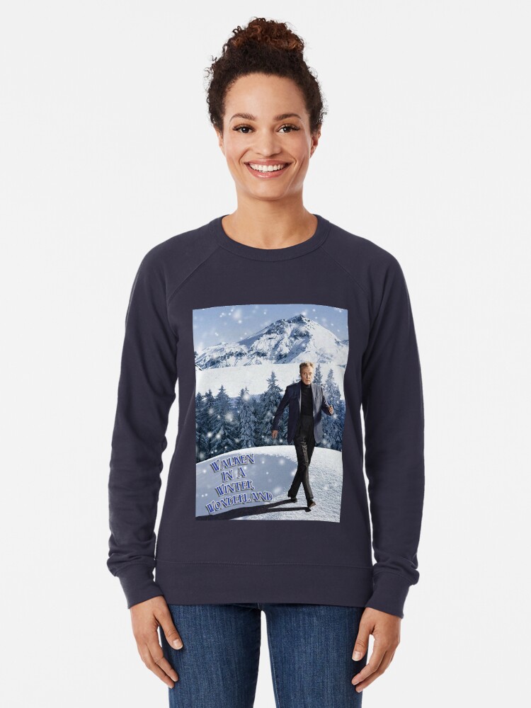 Walken in a winter new arrivals wonderland sweater