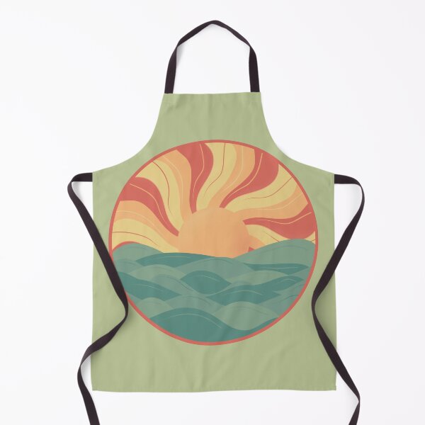Item preview, Sundown surfer sea green and orange designed and sold by Gwebbel.