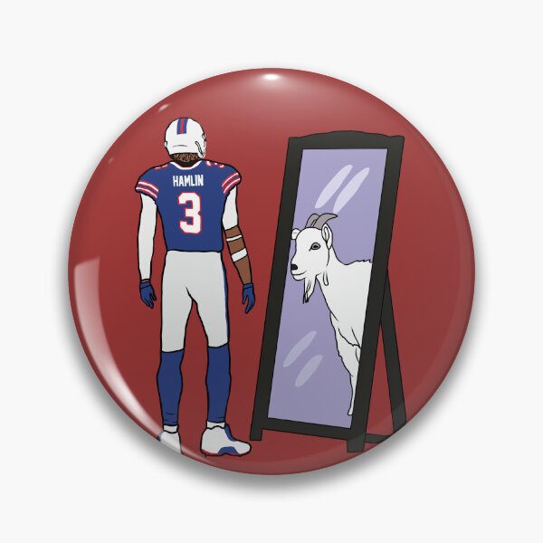 Item preview, Damar Hamlin Mirror GOAT designed and sold by RatTrapTees.