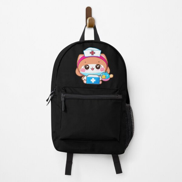Item preview, Cute Colorful Funny Japanese Anime Kawaii Cat Nurse designed and sold by FunnyCatsFam.