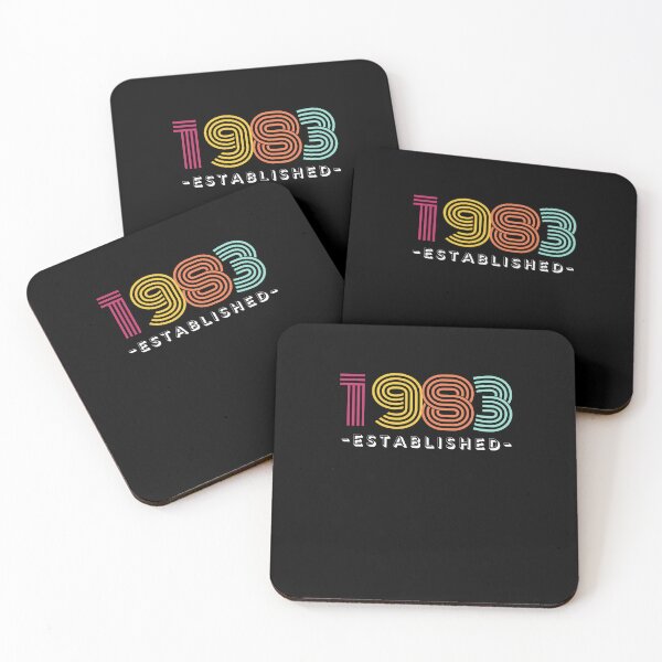 Item preview, Established 1983 - Retro - Birthday designed and sold by BearLoveDesign.