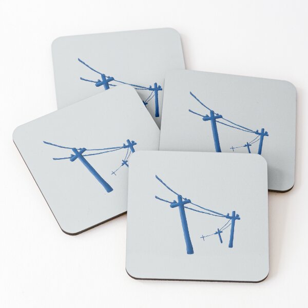 Item preview, Winter Fuyu Collection - Utility Pole in Lonely Vibe designed and sold by YamaUmi.