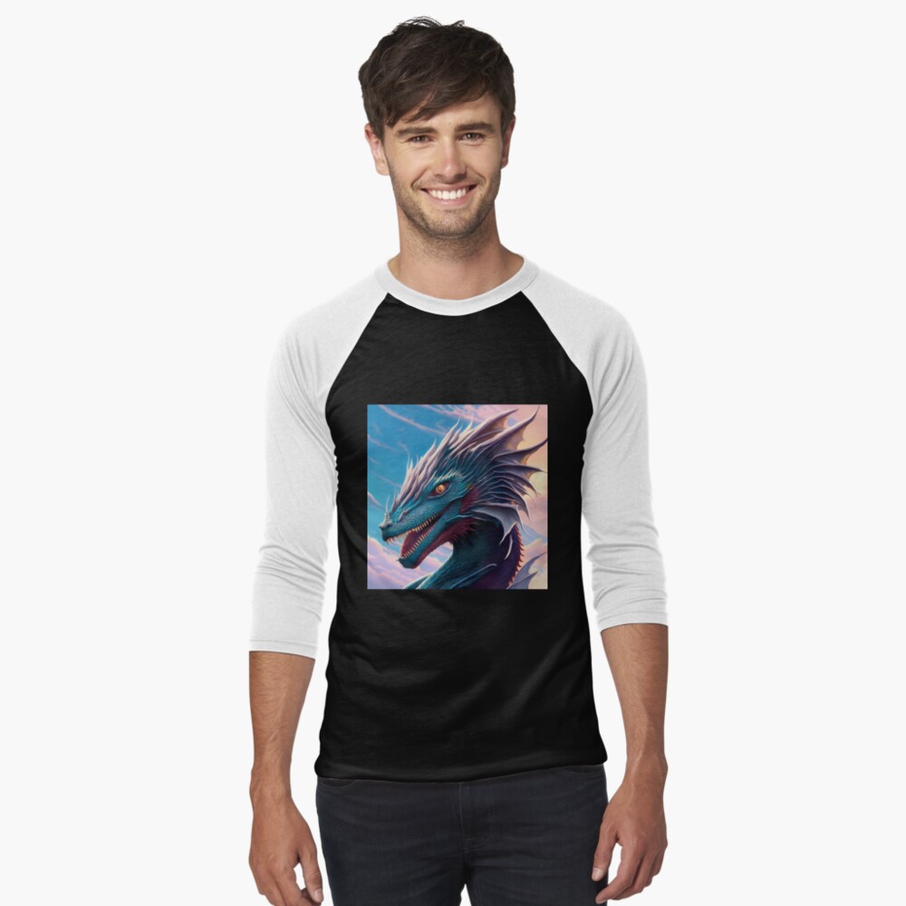 Item preview, Baseball ¾ Sleeve T-Shirt designed and sold by dragynrain.