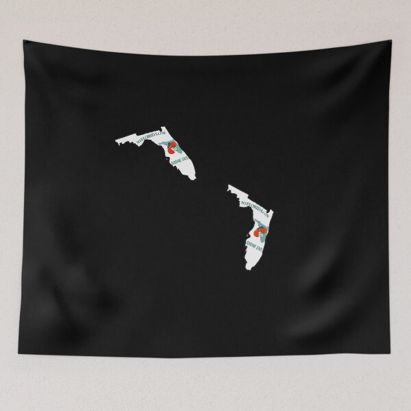 Item preview, Florida State Outline License Plate Pattern - Available on Stickers socks shirts mugs and more! designed and sold by Dude  Stuff.