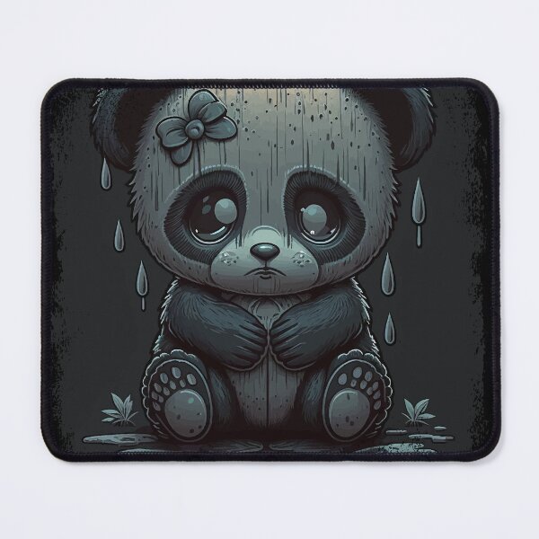 Item preview, cute sad panda designed and sold by drizzd.