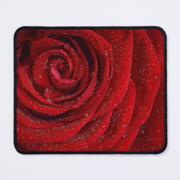 Item preview, Red rose with waterdrops designed and sold by Gallery-Wending.