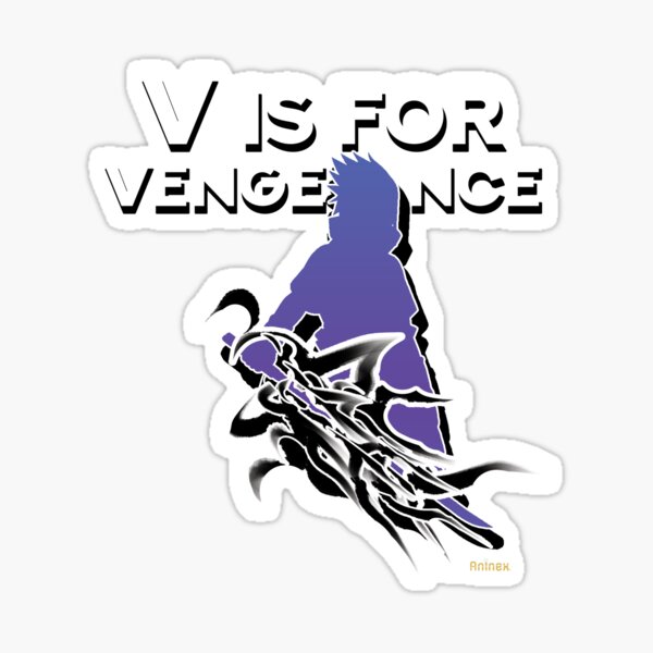 Ninja V is for Vengeance Sticker