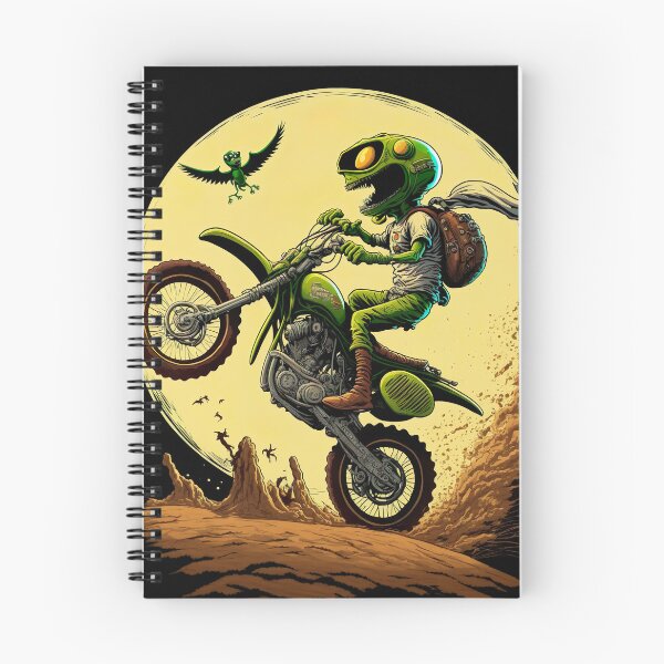 Item preview, Monster Riding Dirt Bike Anime Style designed and sold by KoolArtDistrict.