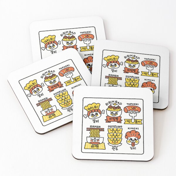 Item preview, K-foods Characters designed and sold by Joohyun Park.